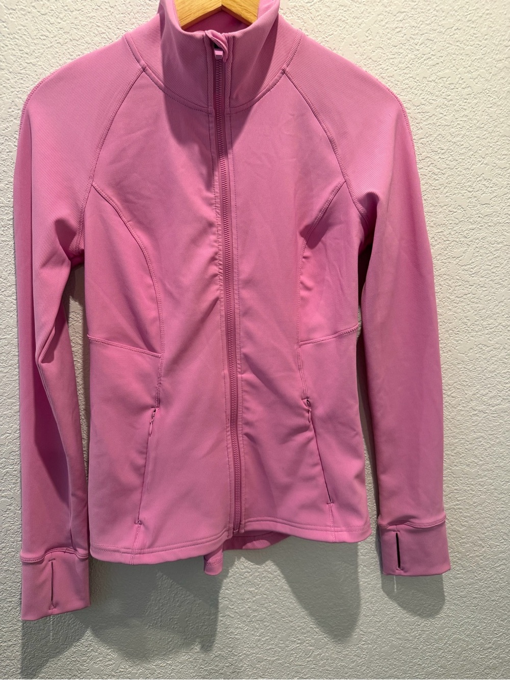 90 Degree By Reflex Pink Full-Zip Athletic Jacket